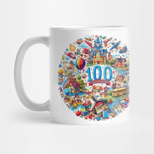 Funny 100 days of school adventure Mug